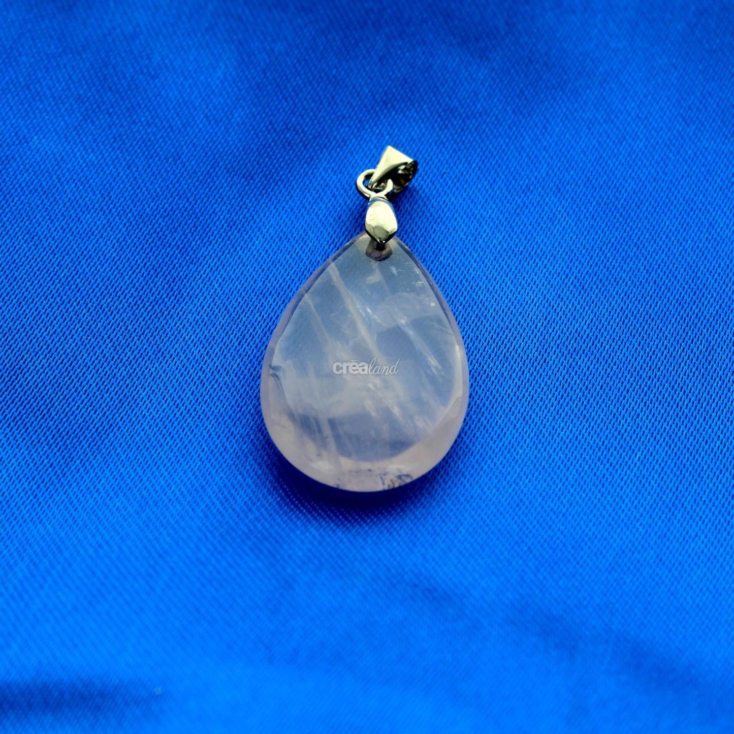 Pendentif en pierre Quartz Rose