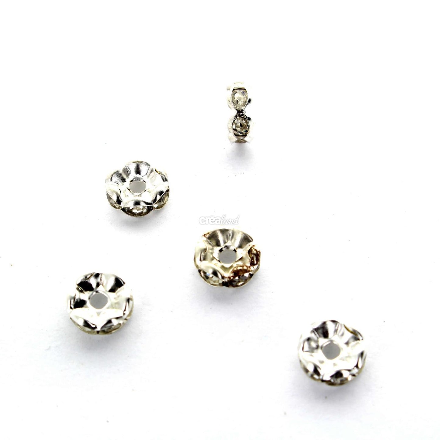 Intercalaires de perles GM avec strass vendus par 5