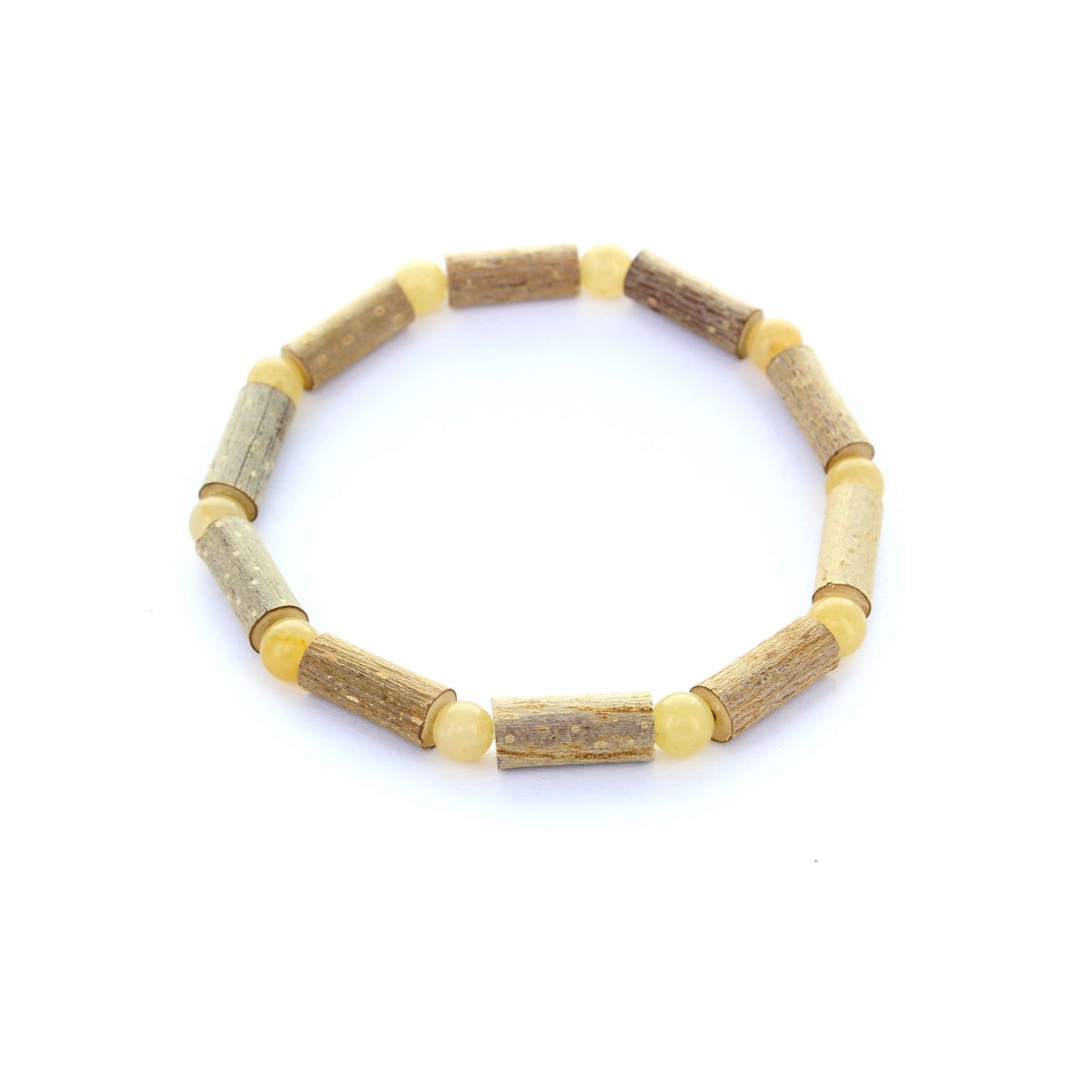 Bracelet Aventurine Jaune & Hématite : Énergie Positive et Harmonie Énergétique