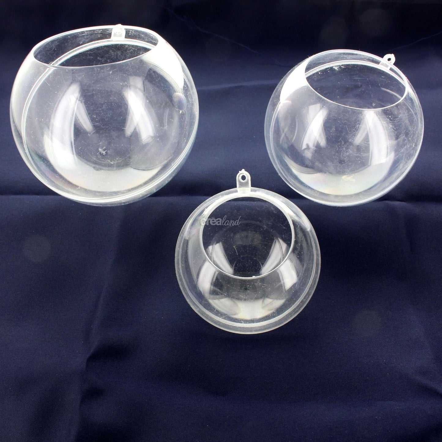 Boule décorative ouverte lot de 3