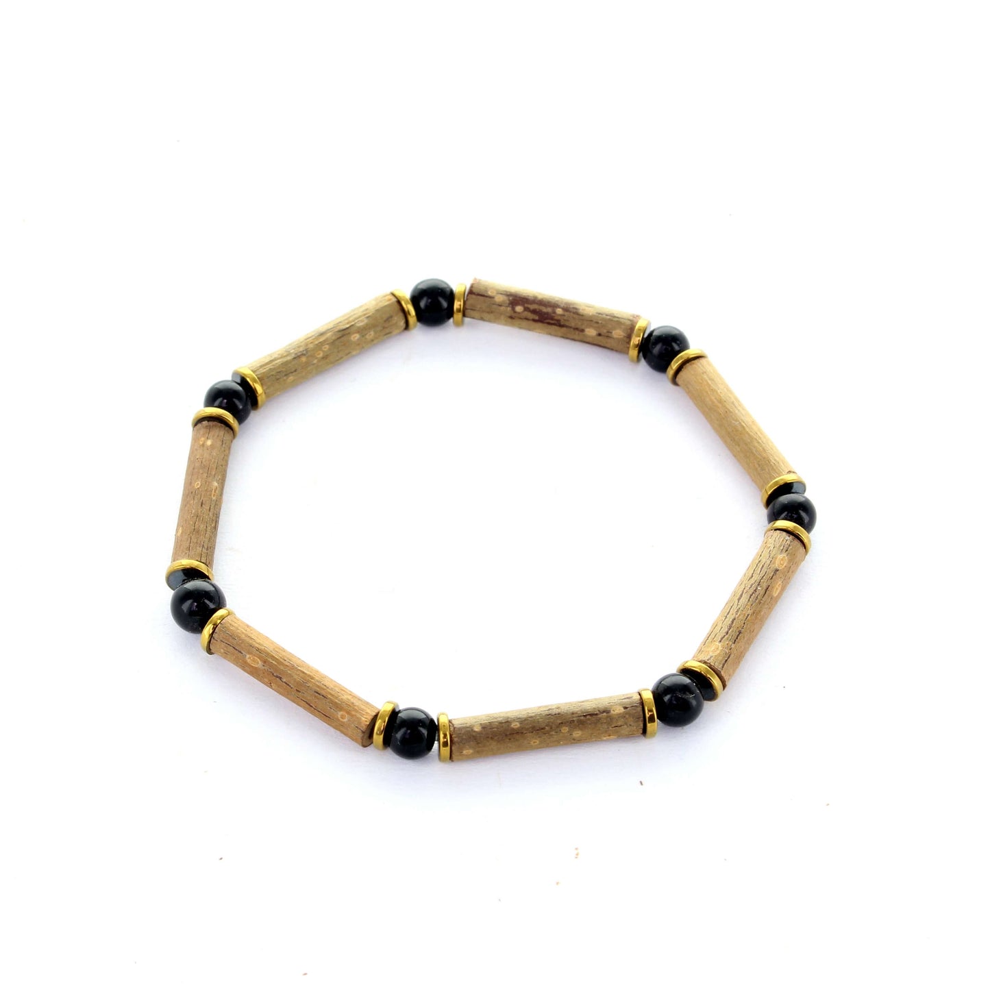 Bracelet Dolomite noire : Équilibre et Sérénité - Apaisement des Migraines