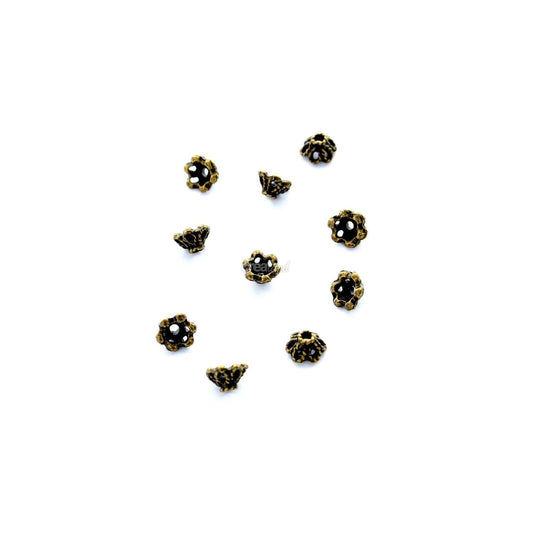 Intercalaires de perles en forme de coupelle vendus par 10