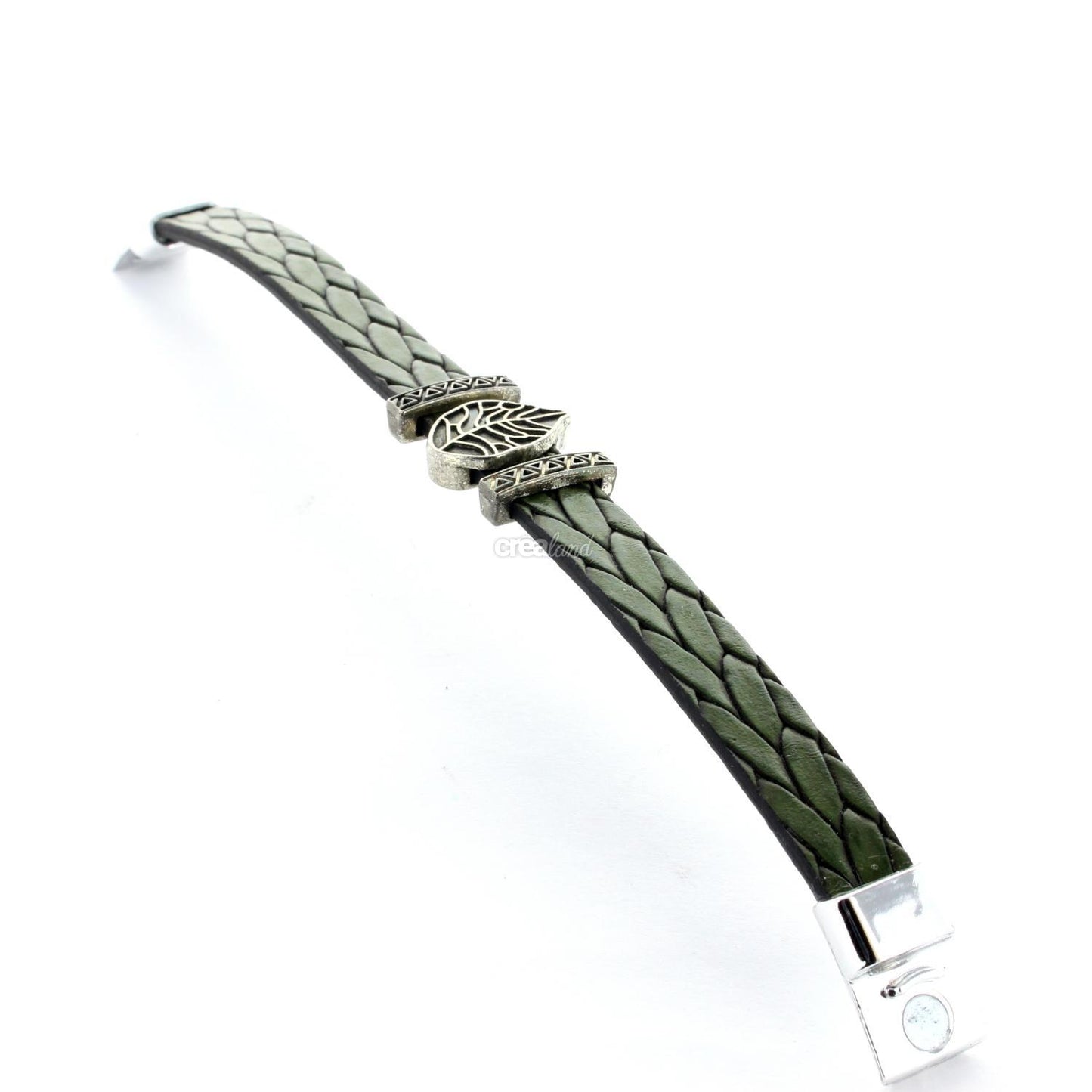 Bracelet en cuir vert m 109
