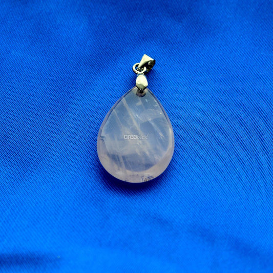 Pendentif en pierre Quartz Rose