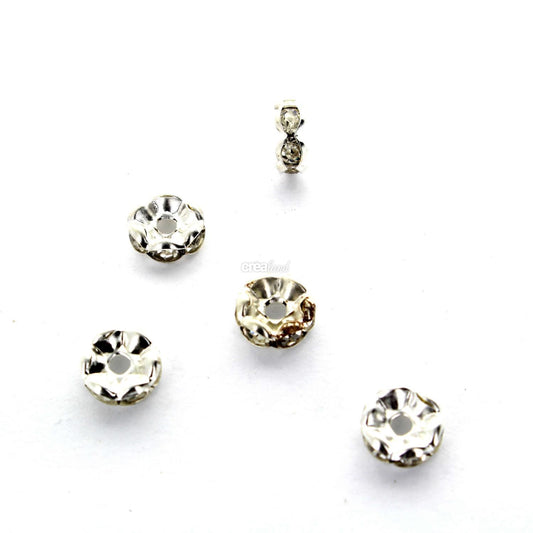 Intercalaires de perles GM avec strass vendus par 5