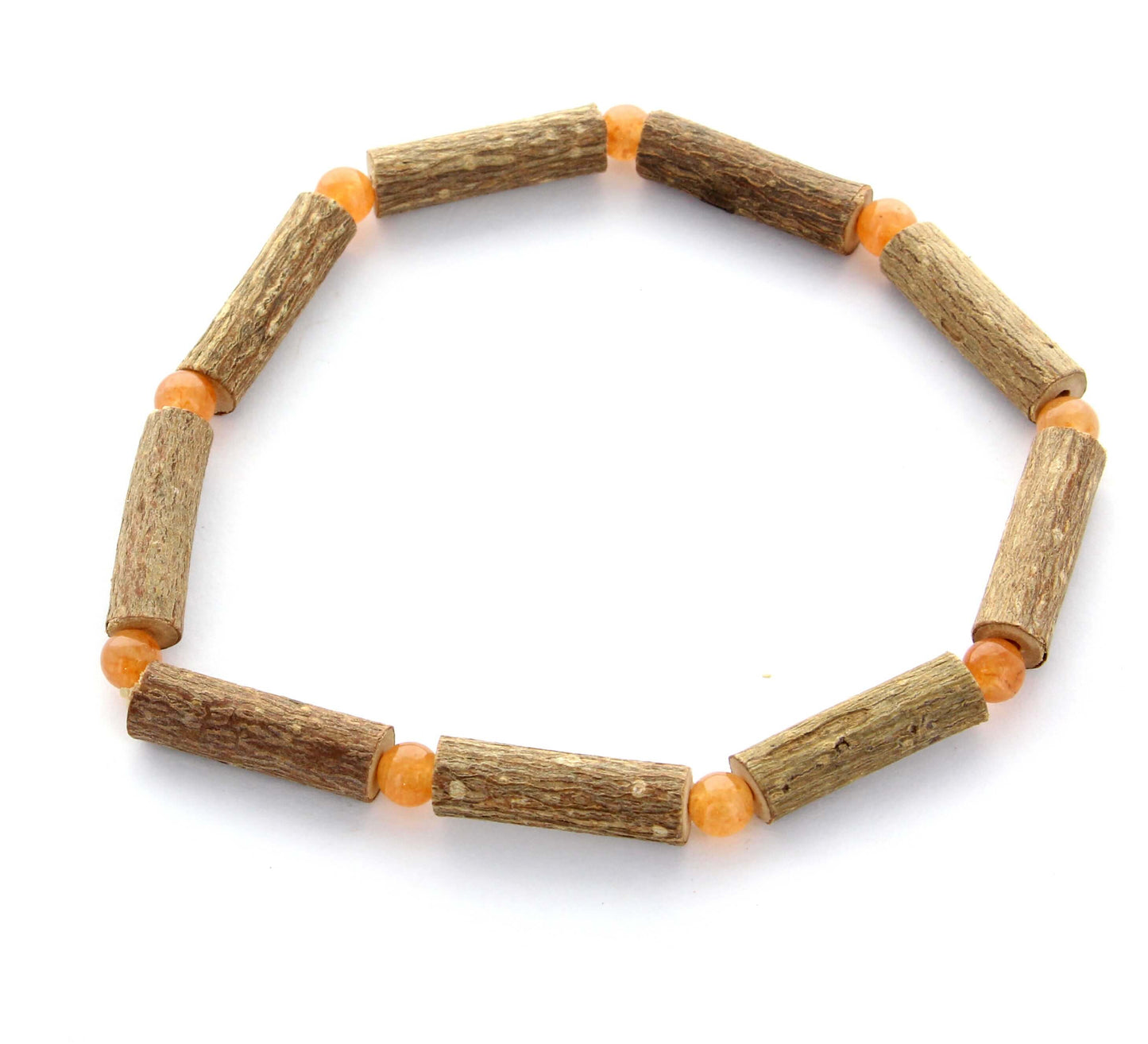 Bracelet en Aventurine Orange pour Énergie Positive - Vertus du Noisetier