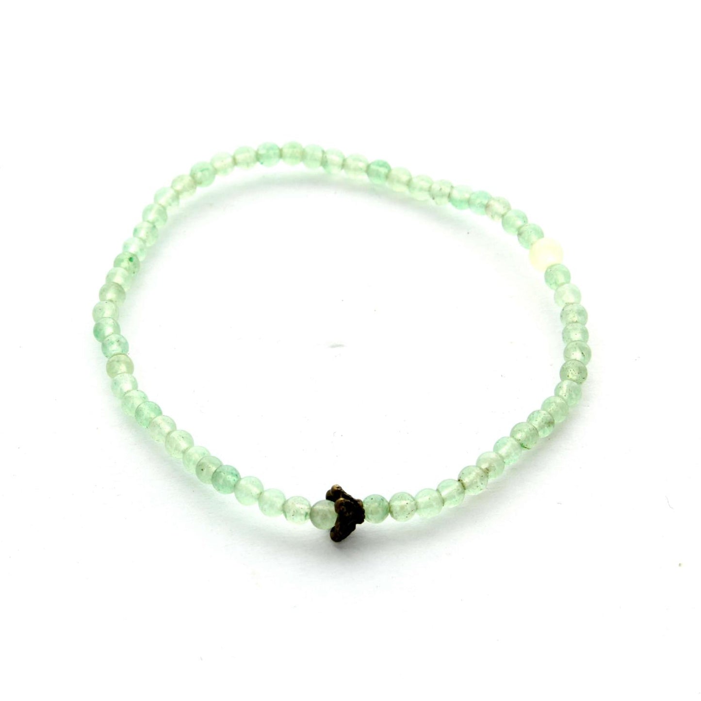 Bracelet en pierre Jade vert m1