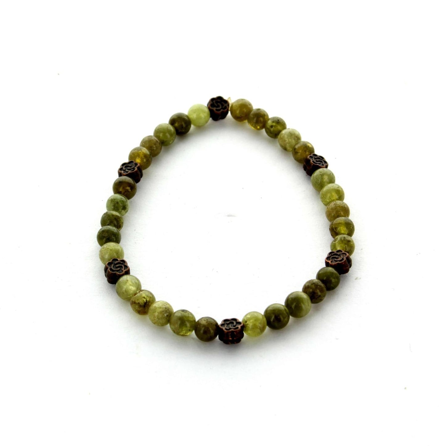 Bracelet en pierre Jade vert m2