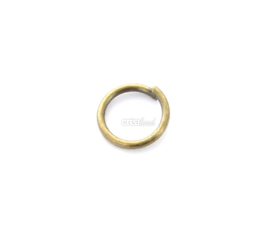 Anneau de jonction rond et ouvert couleur bronze par 65